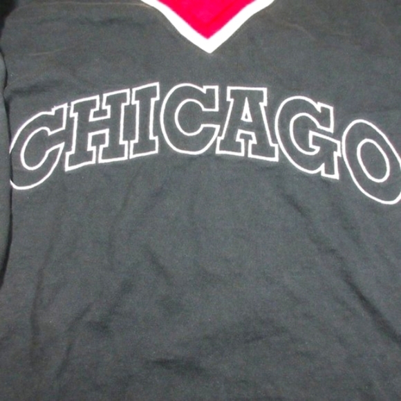 Vintage Champion mens Chicago Bulls sewn MJ Jordan Pippen shooting shirt XL - Picture 3 of 7